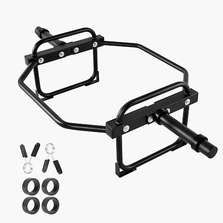 Vevor Trap Bar Hex Bar Squat Shrug Barbell Weightlifting Open-Ended Frame 2 inch OB-95