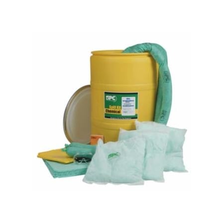 Brady Spc SPC Allwik Drum Spill Kit, Universal, 55 Gallon Drum, 41 gal Absorbency 655-SKA55