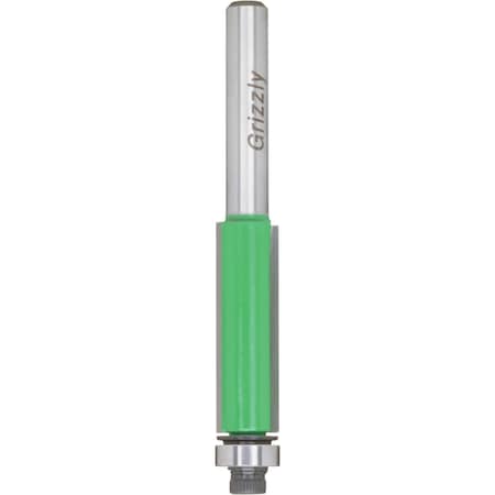 Grizzly Flush Trim Bit, 1/4" Shank, 3/8" Dia. C1079