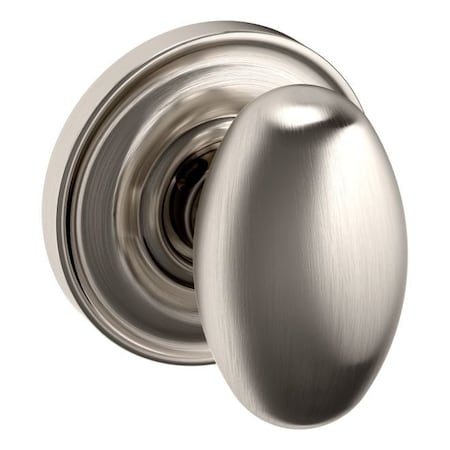 Baldwin Baldwin Preconfigured 5025 Knob with 5048 Rose Half Dummy Lock Lifetime Satin Nickel Finish 5025056IDM