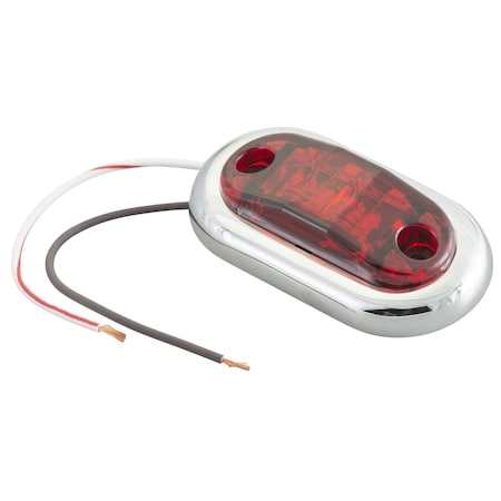 Grote Side Marker Lamp, LED, 2-1/2 In, Red 45002-5
