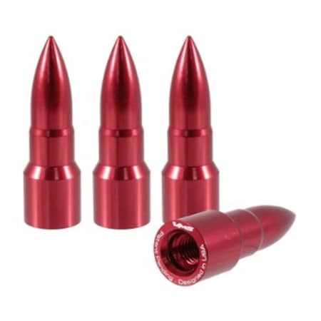 True Spike LGC004RD Lug Nut Caps, Red TSL-LGC004RD