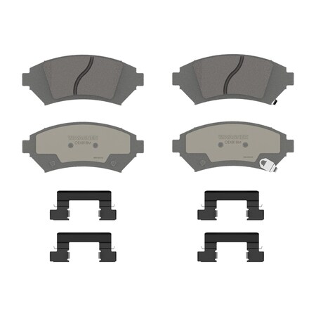 Wagner Brake OEX Front Disc Brake Pad Set Premium Semi - Met,  OEX818M