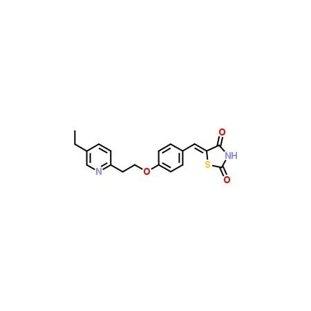 Ak Scientific 2-Amino-5-{4-[2-(5-ethyl-pyridin-2-yl)-ethoxy]-benzyl}-thiazol-4-one (1g), CAS 627502-58-3 H335-1g