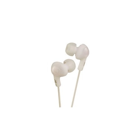 Cable Wholesale JVC Gumy Plus Inner-Ear Earbuds, White 5002-102WH
