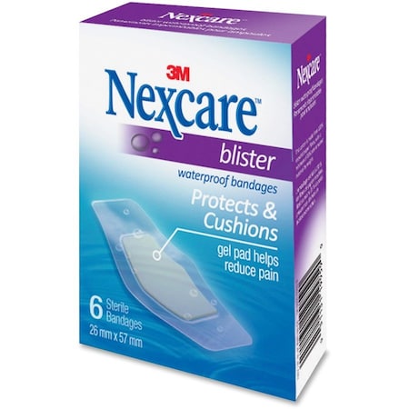 Nexcare Blister Waterproof Bandages 1 Size, No Color, 6PK MMMBWB06