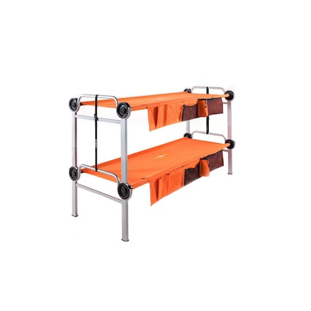 Disc-O-Bed Disc-Bunk, No Organzier, Orange 19803B