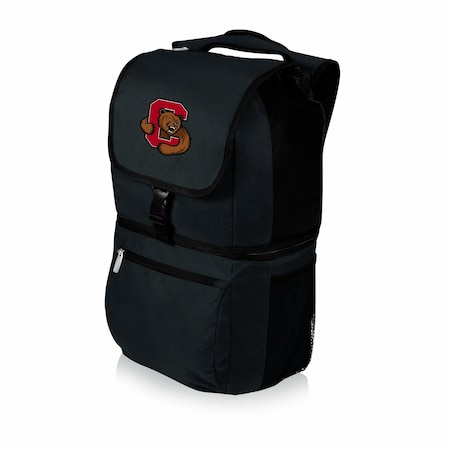 Picnic Time Family Of Brands NCAA Cornell Big Red Zuma Backpack Cooler - Soft Cooler Backpack - Lunch Cooler, Black 634-00-175-684-0