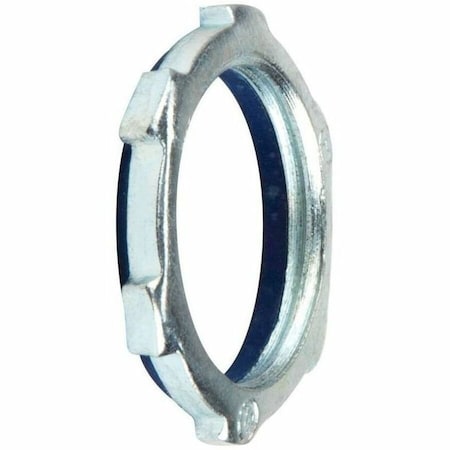Dottie Conduit Fitting Locknut, 2 in, Threaded, Steel, Zinc Plated LNS200