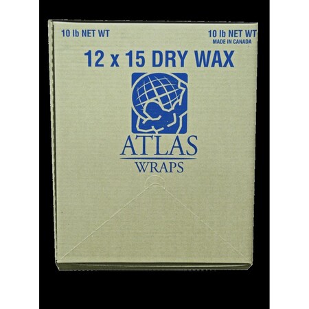 Atlas 15 x 20 in. Dry Wax Sheets, Brown - Case of 1674, 1674PK 1520DRY