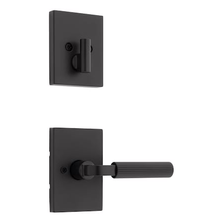 Kwikset Residential Handlesets Single Cylinder Reversible Matte Black 971MALRCT-514