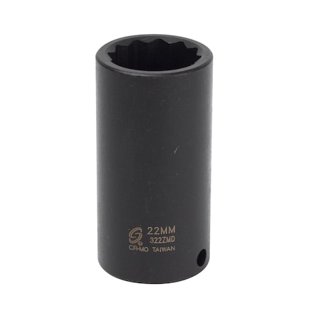 Sunex 22Mm 12Pt Deep Impact Socket 322ZMD