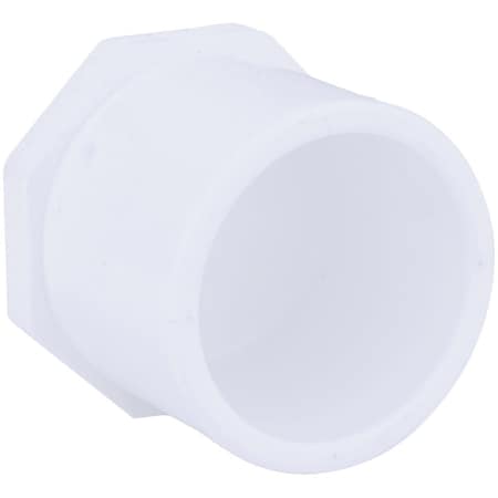 Charlotte Pipe And Foundry Schedule 40 1-1/4'' Spigot PVC Spigot Plug PVC 02118 1400HA
