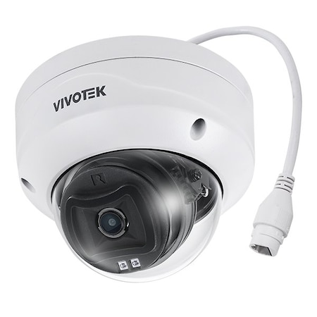 Vivotek V-Ser, Outdr Dome, 2.8mm, 5MP, AI Analytics, IP66/IK10, 30M IR FD9383-HVF2