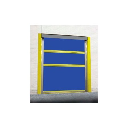 Tmi TMI Motorized Roll-Up Bug Dock Door with PVC Coated Blue Vinyl Panels 12 x 12 FS-MRU-ITM525-IJ-12X12-SOLID
