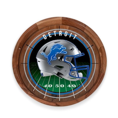 Picnic Time Family Of Brands NFL Detroit Lions - Barista Serving Tray with Glass Insert 907-09-511-114-2