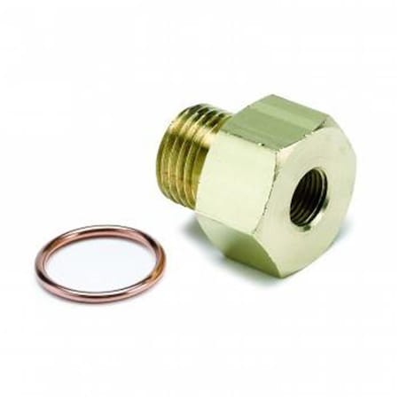 Auto Meter 2268 Metric Adapter 0.12 in. NPT to 16 mm x 1.5 in. ATM2268