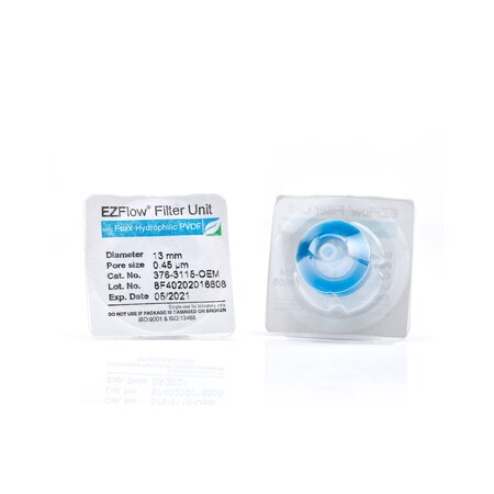 Foxx Life Sciences EZFlow Syringe Filter-Sample Prep, 0.22um PES, 13mm, 100PK 381-2116-OEM