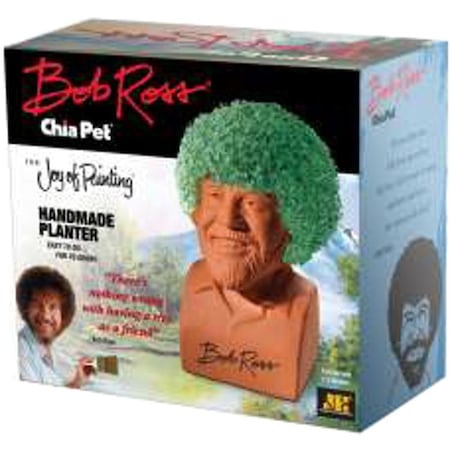 Chia Pet Bob Ross Decorative Planter Clay JE00493-16