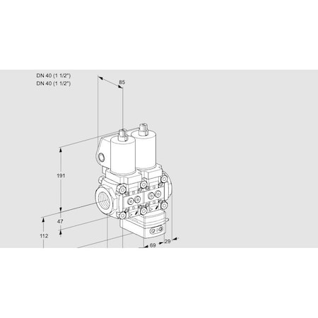 Honeywell Kromschroder VCG2T40N/40N05NGAQGL/PPPP/MMMM KS88100789