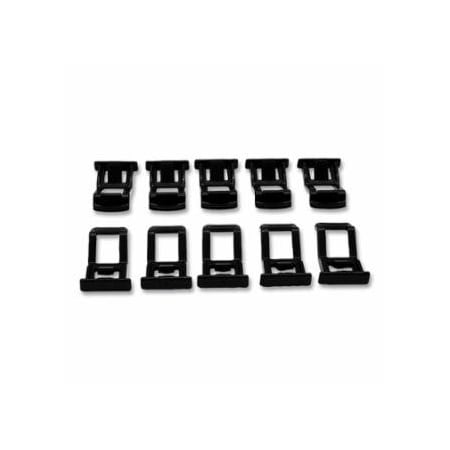 Pureflo 3000 Filter Cover Retaining Clips, For 3000 PAPR Filter Cover, Black, 10 Pack 343-PF3000-03-061