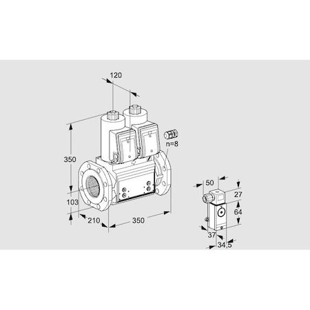 Honeywell Kromschroder VCS8100F05NNWR3B/PPPP/2-3- KS88204674