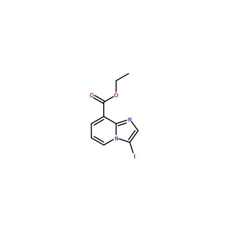 Ak Scientific Ethyl 3-iodoimidazo[1, 2-a]pyridine-8-carboxylate (250mg), CAS 1262409-63-1 9724AL-250mg