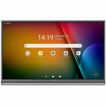 Viewsonic 86in ViewBoard 4K Ultra HD Interactive Flat Panel Display with VB-WIFI-005, Google EDLA certified. IFP8652-2ED