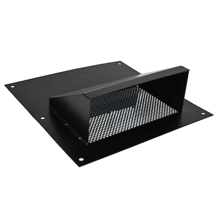 Mytee Products Shipping Container Vent w/ Bug Screen - 13 ft ftx13 ft ft Black Powder Coated Steel Vent CNT-INSTAVENT
