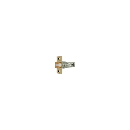 Baldwin Baldwin Adjustable Estate Privacy Latch with Knob and Lever Strength Unlacquered Brass Finish 5540031P