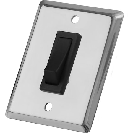 Output Stainless Steel Single Gang Wall Switch OU2938095