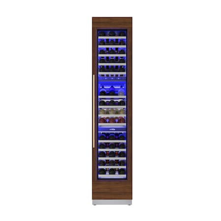 Koolmore Reserve 18 in. 68-Bottle Panel Ready Premium Column Wine Cooler Refrigerator, 14 Shelves KM-PRC-W18
