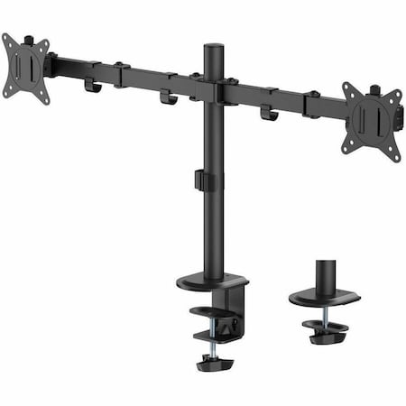 Siig FULL-MOTION DUAL MONITOR DESK MOUNT SUPPORTS TILT, SWIVEL AND ROTATION FOR BEST CE-MT1822-S1