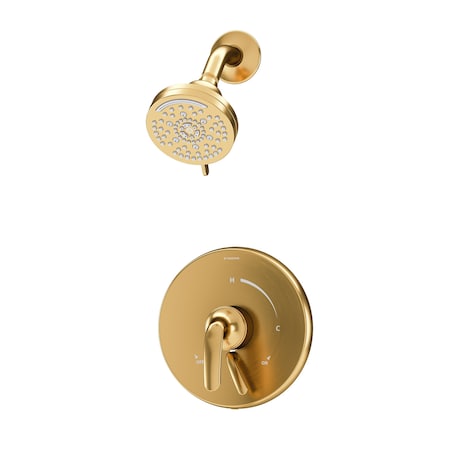 Symmons Elm Single Handle Wall Mount Shower Trim Kit with Integral Volume Control (Valve Not Included) S5591BBZ15TRM