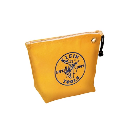 Klein Tools Tool Bag, Yellow, Canvas, 0 Pockets 5539YEL