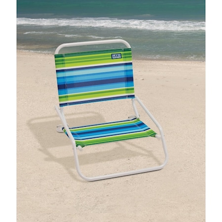 Rio Brands 1-Position Steel Folding Sand Chair SC560-200105PK8