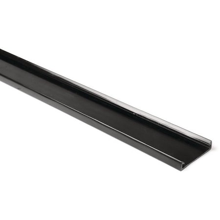 Hellerman Tyton Wiring Duct Cover for 1" Duct, 6 ft Sections, PVC, Black, 120ft/ctn, 120PK 181-91000