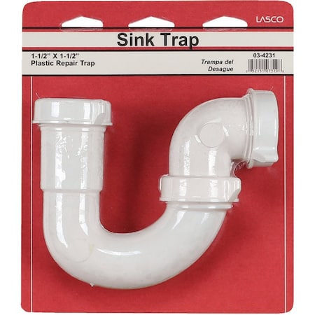 Westlake Pipe & Fittings 1-1/2'' Wht Plastic J-Bend 3/1/4231