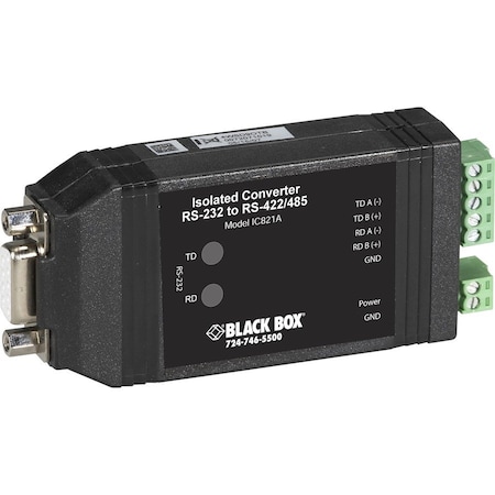 Black Box Rs-232 To Rs-422/Rs-485 Interface Conver IC821A