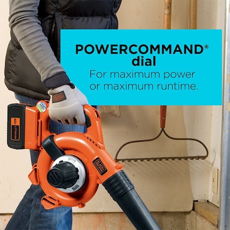 Black & Decker 40V MAX* Lithium Sweeper LSW36