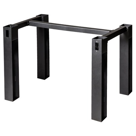 Bfm Seating I-Beam Electric Dining Height 4-Leg Table Base for 36x60in Table Top - Black JSTB3660BL