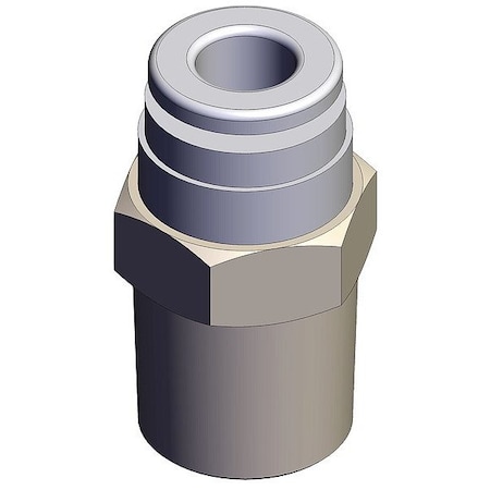 Smc Push-Fit Fitting, Straight KPH06-02