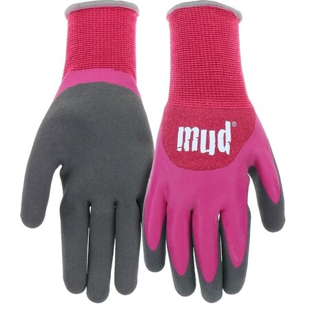 Mud GLOVE LATEX DIP MAGENTA SM/MED MD32001W-WSM
