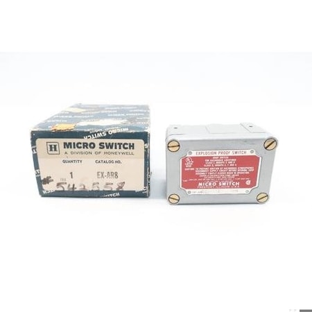 Honeywell Explosion Proof Limit Switch 480V-Ac EX-AR8