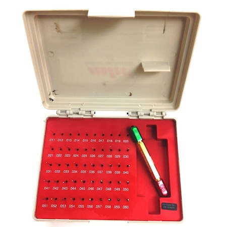 Pro-Series Pro-Series 50 Piece .011-.060" Pin Gage Set With Certificate 4101-0040
