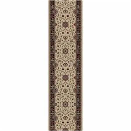 Concord Global 3 ft. 11 in. x 5 ft. 7 in. Jewel Voysey - Ivory 49024
