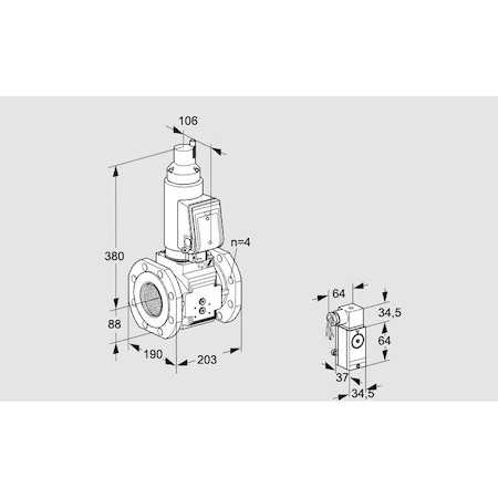 Honeywell Kromschroder VLV ASSY. SOLND, 3 ANSI FLG, GAS KS88205206
