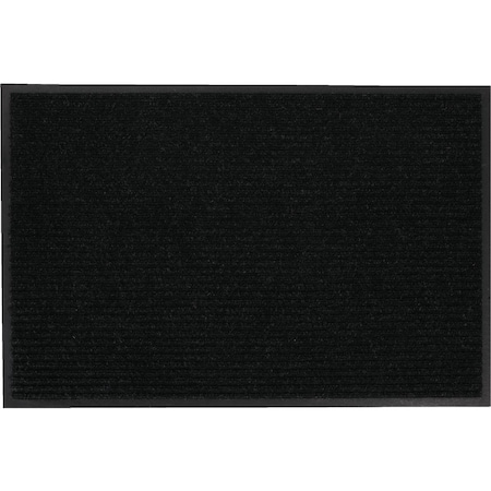 Apache Mills Apache Enviroback Pepper 24'' x 36'' Carpet/Recycled Rubber Door Mat 043-1902L