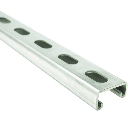 Newhouse Electric 13/16 in. Trade Size 2 ft. L 14-Gauge Metal Strut Channel Slotted Back, Electro-Galvanized U-Bracket SC14-2-EG