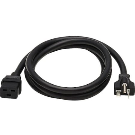 Eaton Tripp Lite Series Power Cord, C19 to NEMA 5-20P - Heavy-Duty, 20A, 125V, 12 AWG, 6 ft. 1.8 m, P049-006
